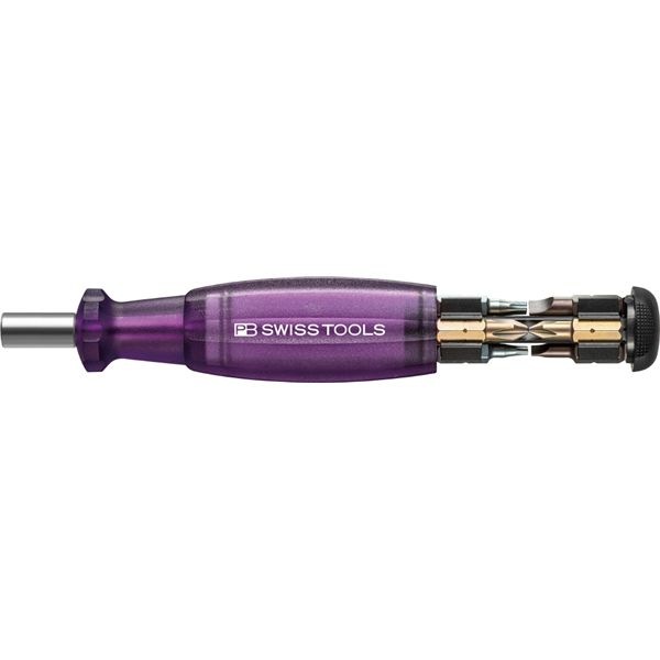 PB SWISS TOOLS ピービースイスツールズ マルチクラフト C6ドライバービットビット8本組 差替式ドライバー インサイダー パープル 6464.PURPLE
