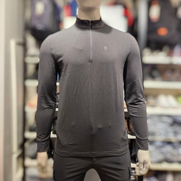 VT0434MCH 男性用秋冬 スパン起毛ジップアップTシャツ (S42516901)