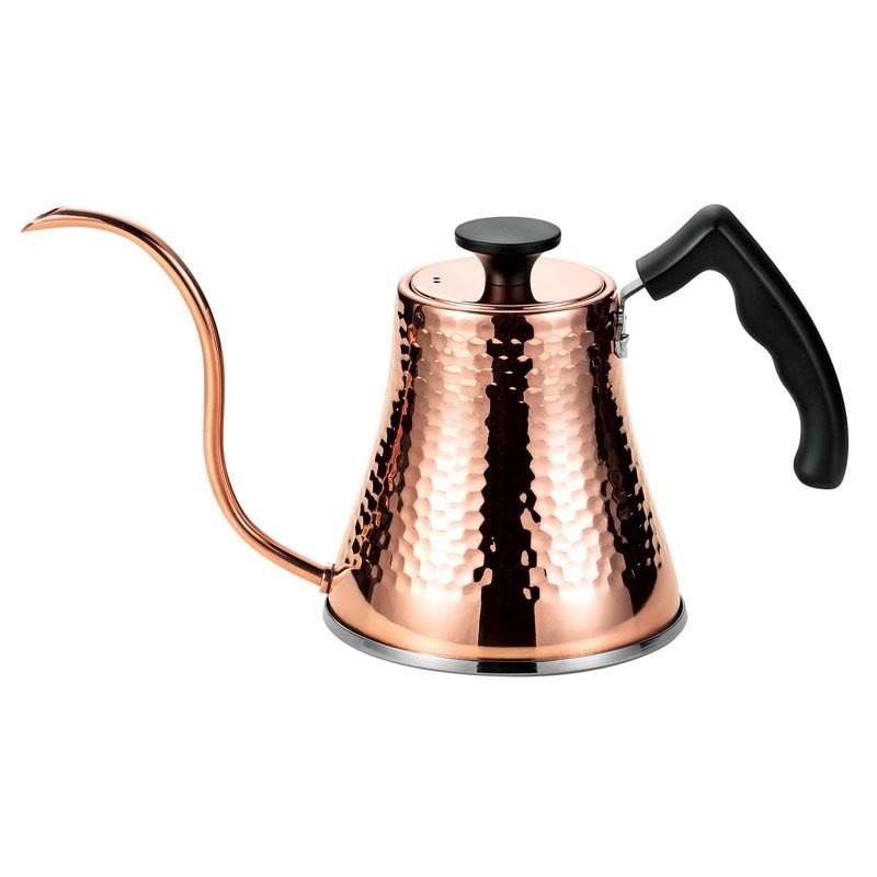 【食楽工房】IH対応 銅製鎚目コーヒーサーバーケトル【実用容量0.8L】 CNE315