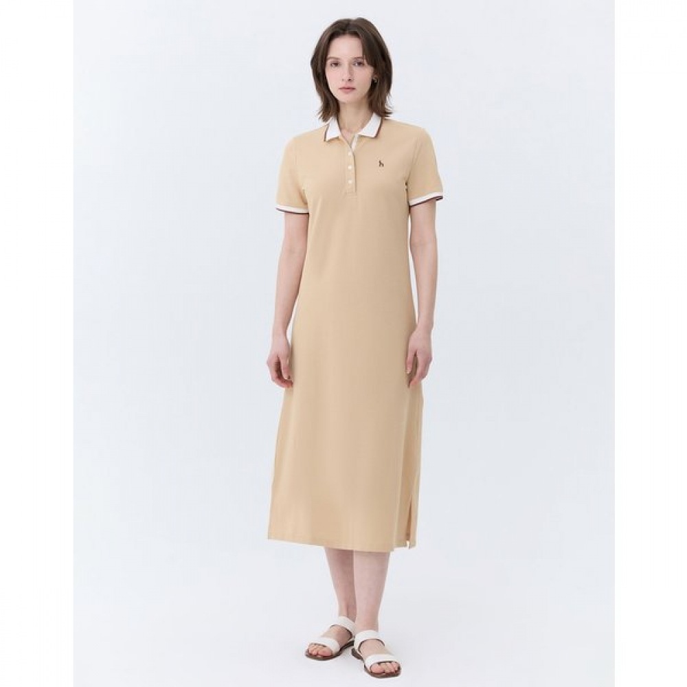 [24SS] [ベスト] [クラシックセラー] ベージュカラーコットンブレンドハーフ WSDR4B407I2