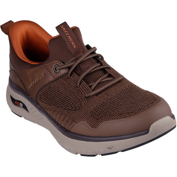 Skechers スケッチャーズ ARCH FIT CROSSER-EMERIC カジュアル シューズ 205340-BRN メンズ