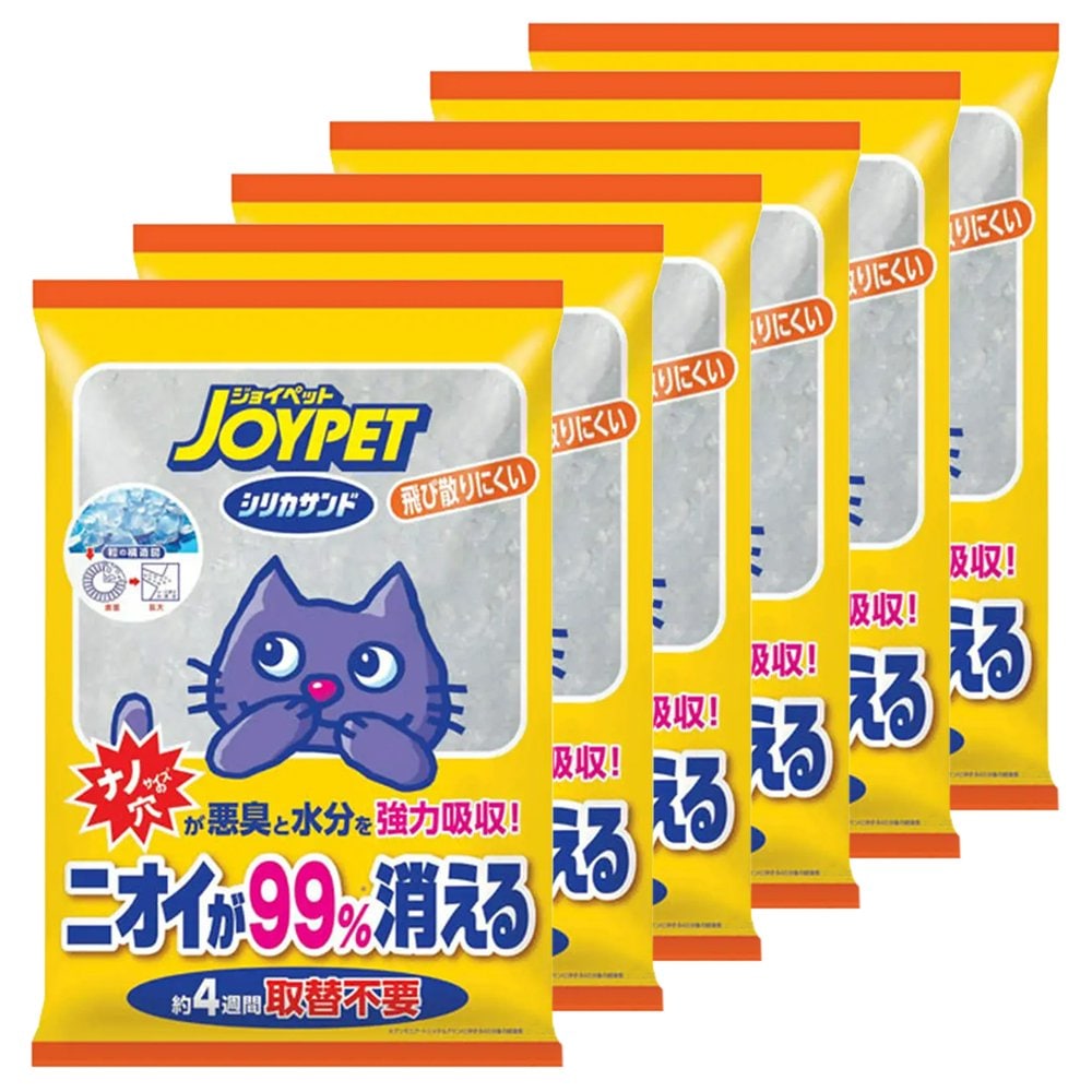 猫砂　シリカサンド　クラッシュタイプ　４．６ＬX６袋　シリカゲル　お一人様１点限り　ＣＲＣ30―14―50―20―00
