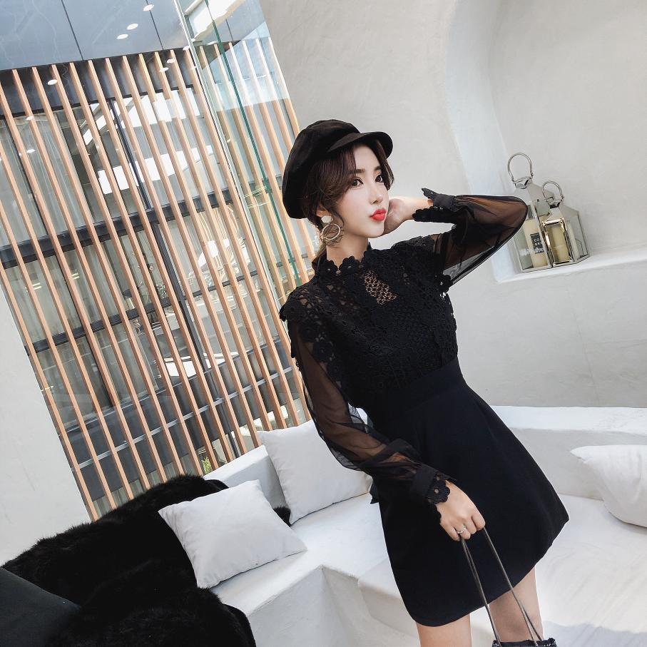 パーティードレス 10代 20代 30代40代 ワンピース おしゃれ フォーマル お呼ばれ ハイネック 花柄 秋冬 カラードレス 結婚式 成人式 セクシー レディース キャバ-978