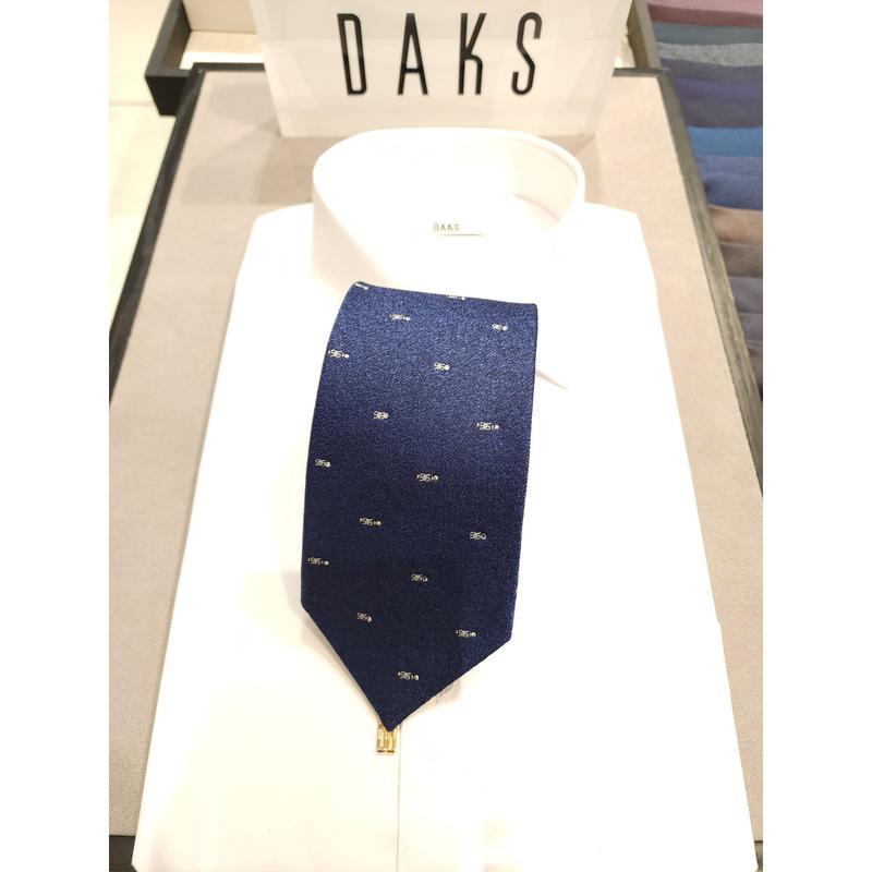 2025 FW クリスタル オールオーバー ネイビーカラー ネクタイ (DLF1ACF1103N1)