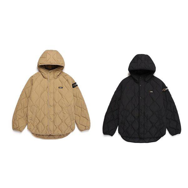 オリックスキルティングフード付きジャケット N244UPD030