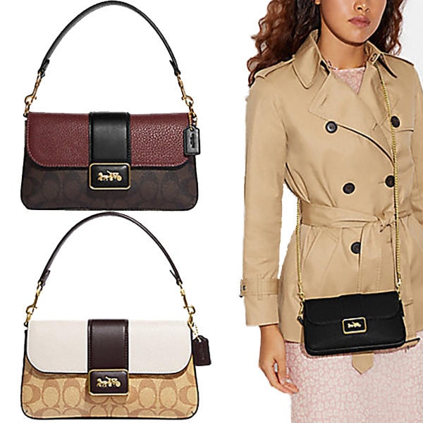 MINI GRACE CROSSBODY IN SIGNATURE CANVAS CC058 グレース クロスボディ