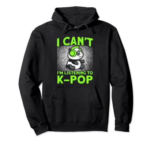 値段が激安 K-Pop I Cant Im Listening To K-Pop Panda K-Pop Merch Pullover Hoodie平行輸入品 KPOP グッズ