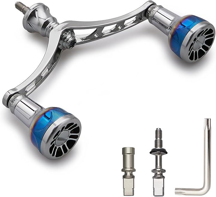リール ハンドル シマノ Shimano ダイワ DAIWA 通用 スピニングリール用 Arch Engine Series 189(98mm - ガンメタル)