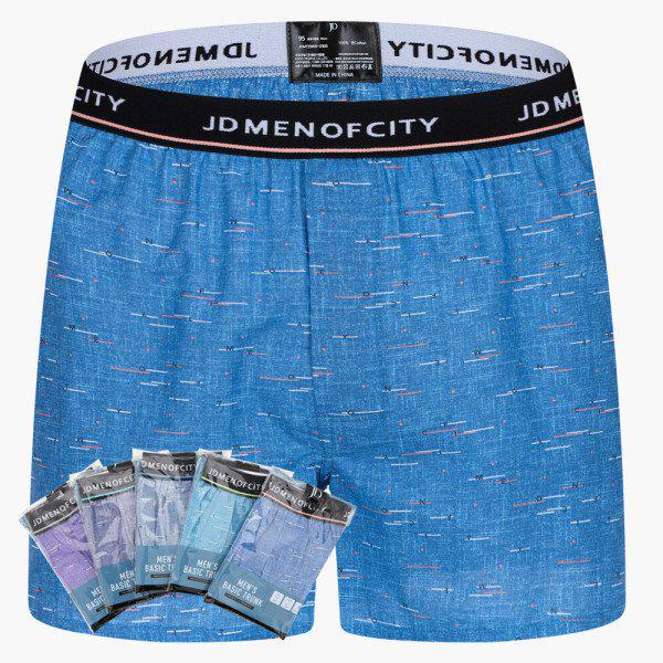 男性アウトバンドトランクスパンツセット 5枚入り 純綿 高級 メンズ 四角 曜日 ベーシック パパ JHMTZW05S