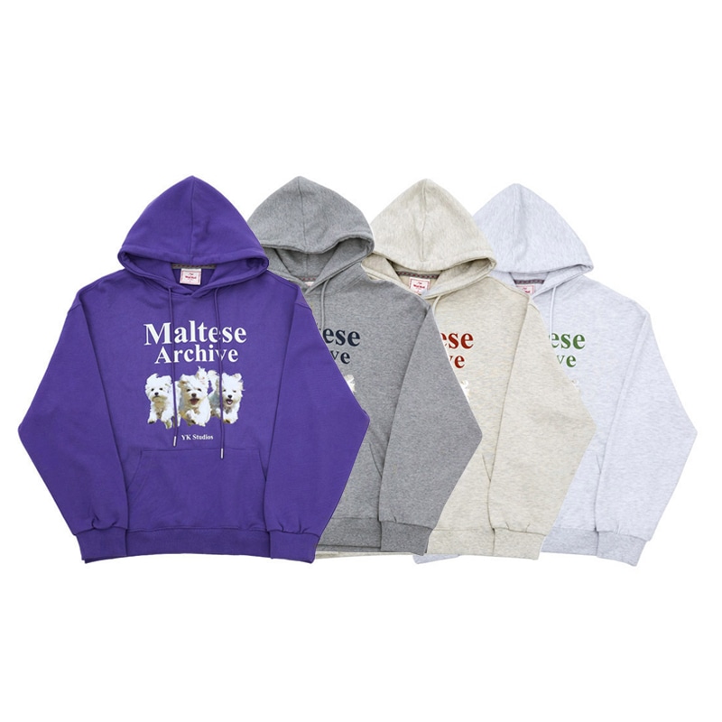 [韓国 アイドル 着用] 新着カラー Maltese archive hood 6色 韓国 アイドル 12,160円