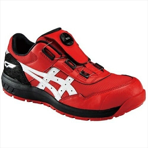 アシックス 安全靴 ウィンジョブ CP209 BOA 3E相当 ローカット クラシックレッドホワイト 27.0 1271A029 セーフティシューズ 作業靴 先芯