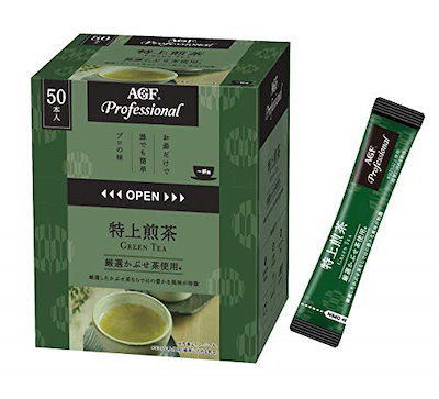 他サイト： AGF プロフェッショナル 特上煎茶1杯用 50本 【 スティック お茶 】 【 ティーバッグ不要 】の商品画像