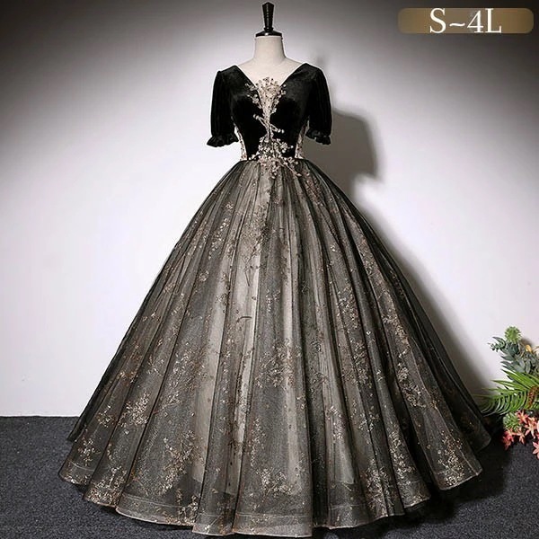 ドレス 大人 ピアノ 発表会 ロングドレス 演奏会 演奏会用ドレス ピアノ発表会 黒 結婚式 高校生 パーティードレス 演奏会ドレス 大きいサイズ 母親 コンクール イブニングドレス ロング 大きいサ