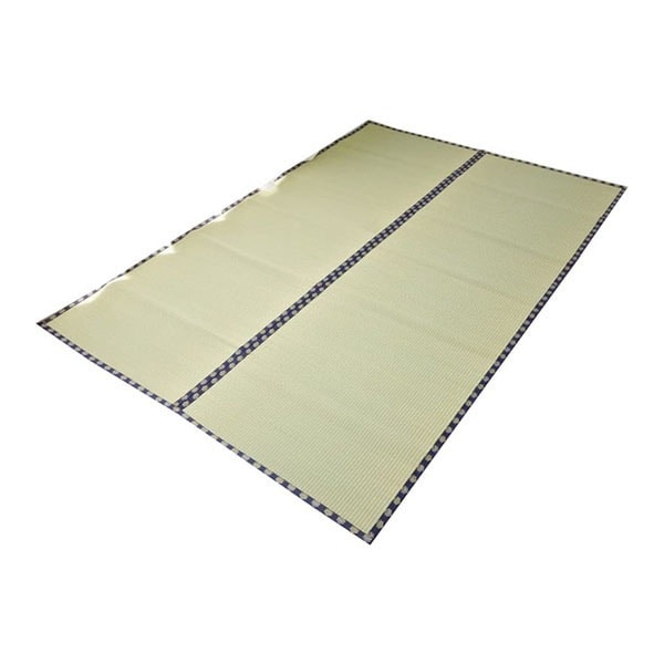 1020360012402 い草 上敷き い草上敷 はっ水 カーペット 無地 撥水 湖水 江戸間4.5畳 261×261cm メーカー直送
