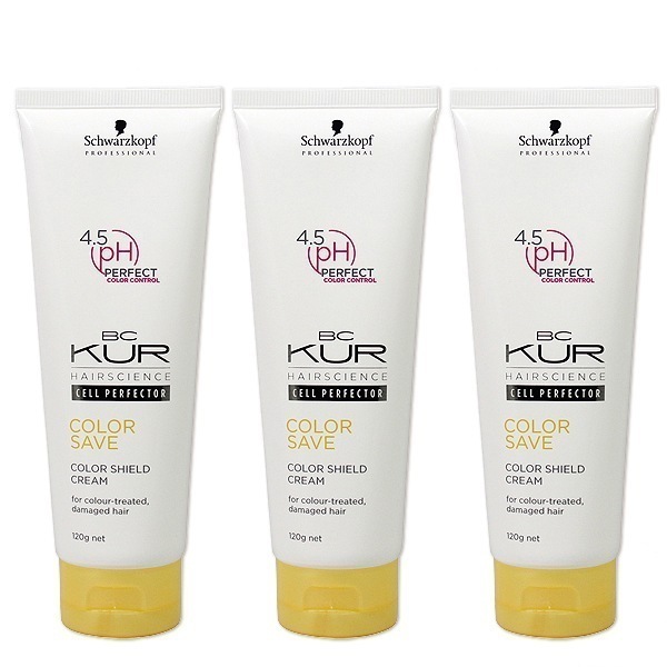 BCクア カラーセーブ カラーシールドクリーム 120g 3個 セット