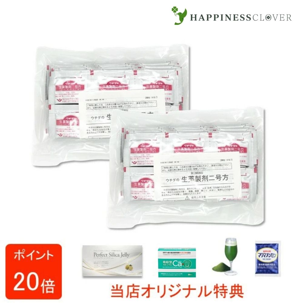 【選べるおまけ付き】【第2類医薬品】ウチダの生薬製剤二号方 120包 第2類医薬品 ウチダ和漢薬 頭痛 頭重 肩こり めまい 動悸