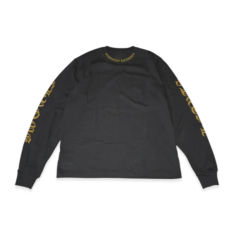 ネックロゴ ロンT ブラックオリーブ XL