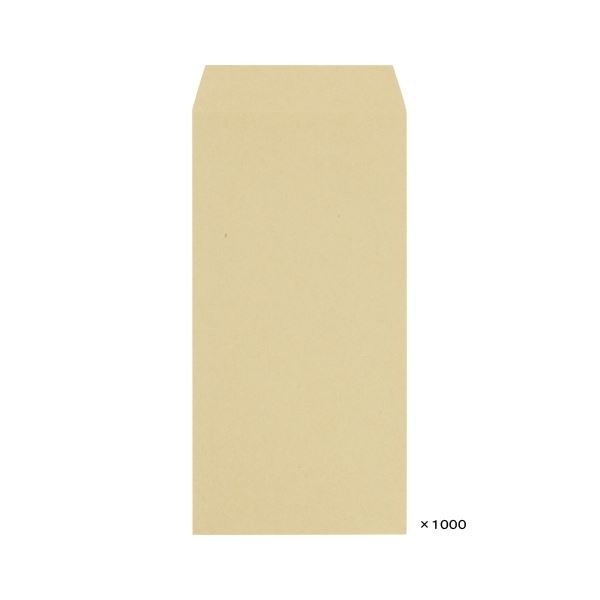長3OKクラフト封筒 70g 枠無 1000枚入 08409