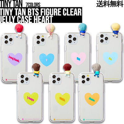 TinyTAN BTS Figure Clear Jelly Case Heart【送料無料】フィギ...のサムネイル