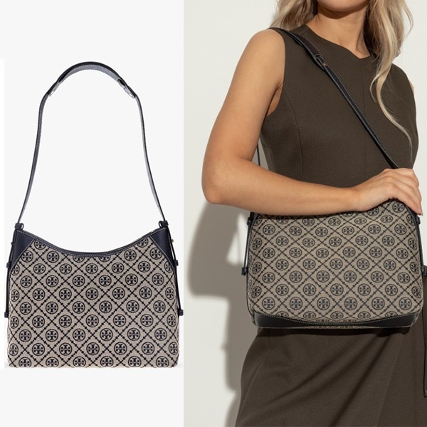 T MONOGRAM SHOULDER BAG