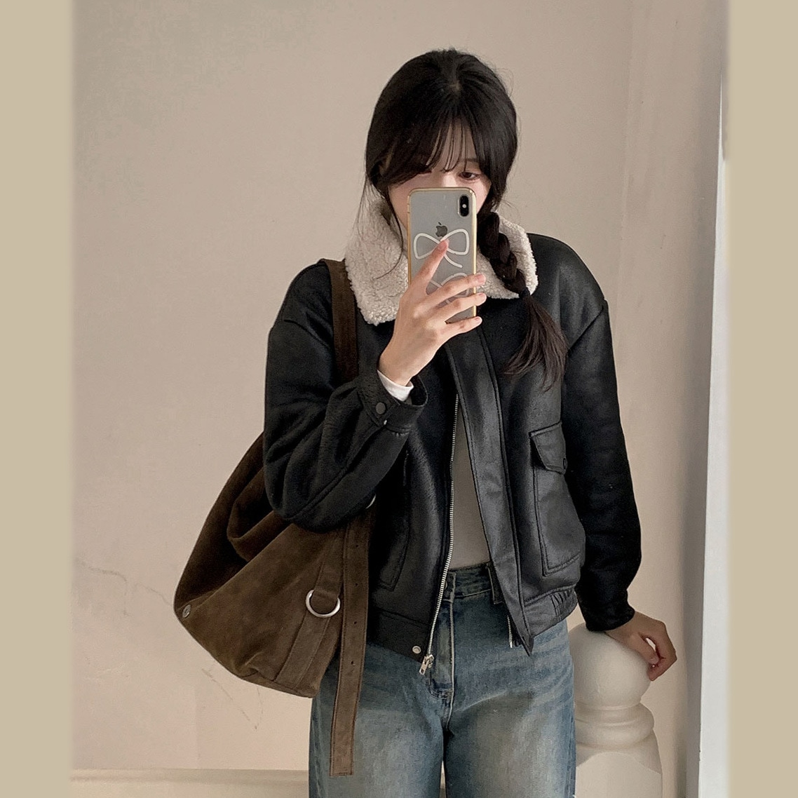 冬の新型韓国版気質保温鹿毛皮毛皮一体保温小柄綿入れコート