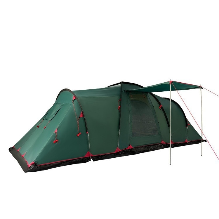 2部屋と1つのリビングを備えたアウトドアテントで家族に適した容量で優れた防水性能を備えています 16,497円