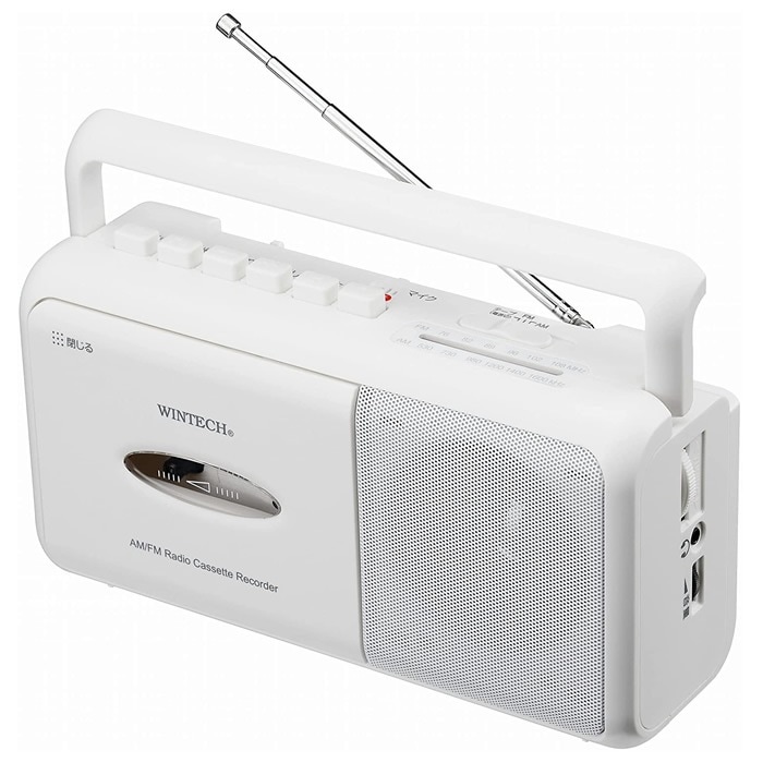モノラルラジカセ SCT-M110 ホワイトラジカセ