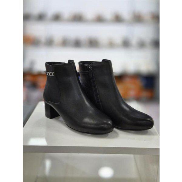 セーブゾーン05 女性用ラムスキン宝石装飾アンクルブーツ 5cm WA60 (44108046) 19,601円