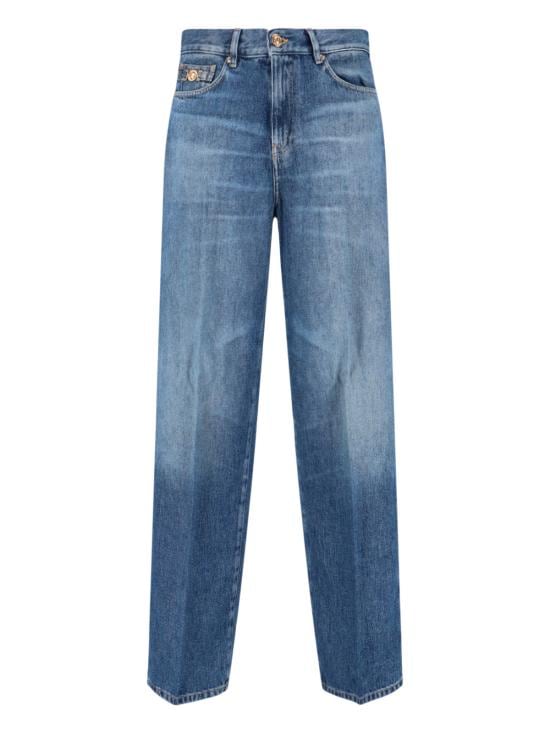 VERSACE Men Denim Pants 1020224 1A15015 1D030 Blue