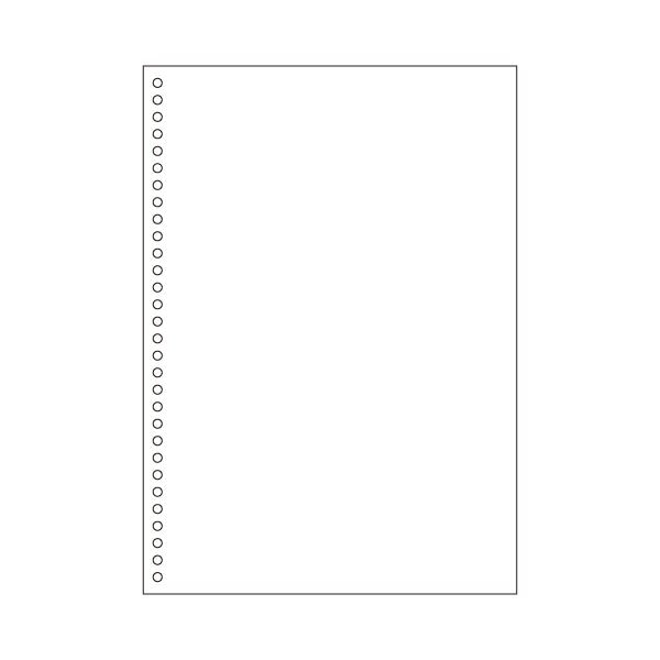 （まとめ）ヒサゴ マルチプリンタ帳票 A4 白紙30穴 BP2049 1冊(100枚) (×5セット)