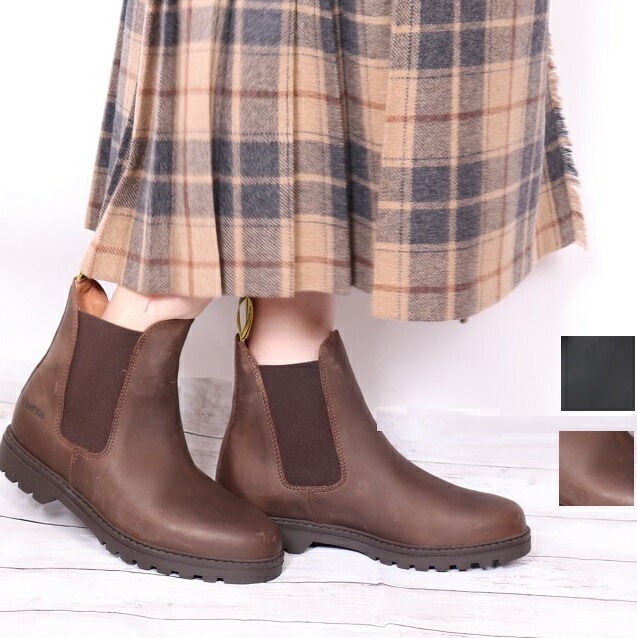 Tuffa Boots タッファ ブーツ オイルヌバック レザー サイドゴアブーツ CLYDESDALE 本革 イギリス トラッド シューズ ブーツ ジョッキー ブラック ブラウン