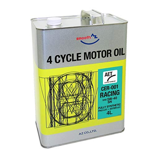 サイズ：4L AZ (エーゼット) 車用 エンジンオイル 4L 5W-40 SN [CER-001/