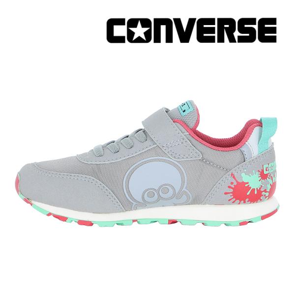 コンバース CONVERSE スニーカー キッズ シューズ 子供靴 キッズ RS / スプラトゥーン3 グレイ 運動靴 男の子 女の子 靴 スプラ [2024年秋冬新作] 8月23日発売