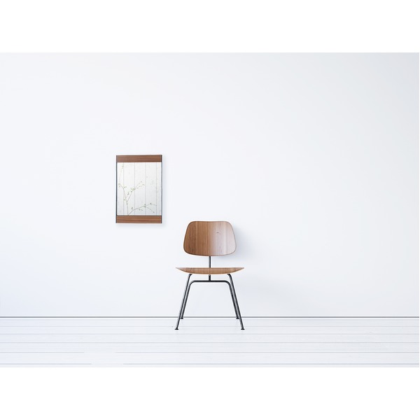 ウォールミラー/壁掛け鏡 (幅40cm) 飛散防止加工 ミラー：3ミリ厚 『シルエットビンテージ』