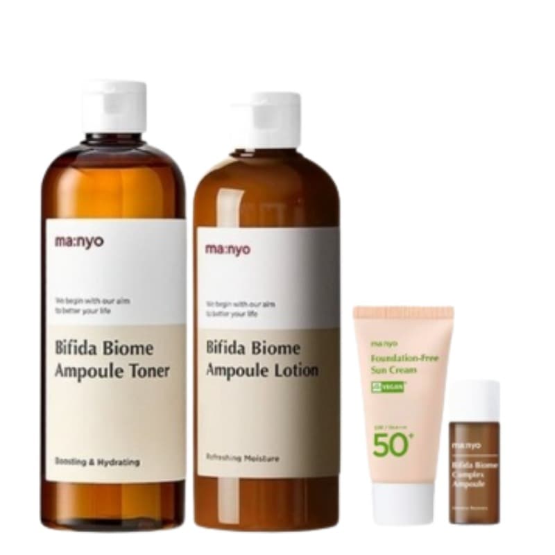 ビフィダ バイオーム トナー400ml&ローションセット [+日焼け止め15ml+アンプル8ml]