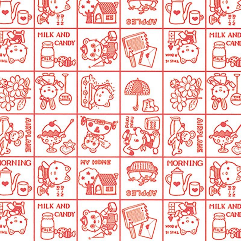 （まとめ買い）シモジマ HEIKO 包装紙 ファンシー柄 半才並口 マイホーム 200枚 757x530mm ラッピング用品 002203300 [x3セット]