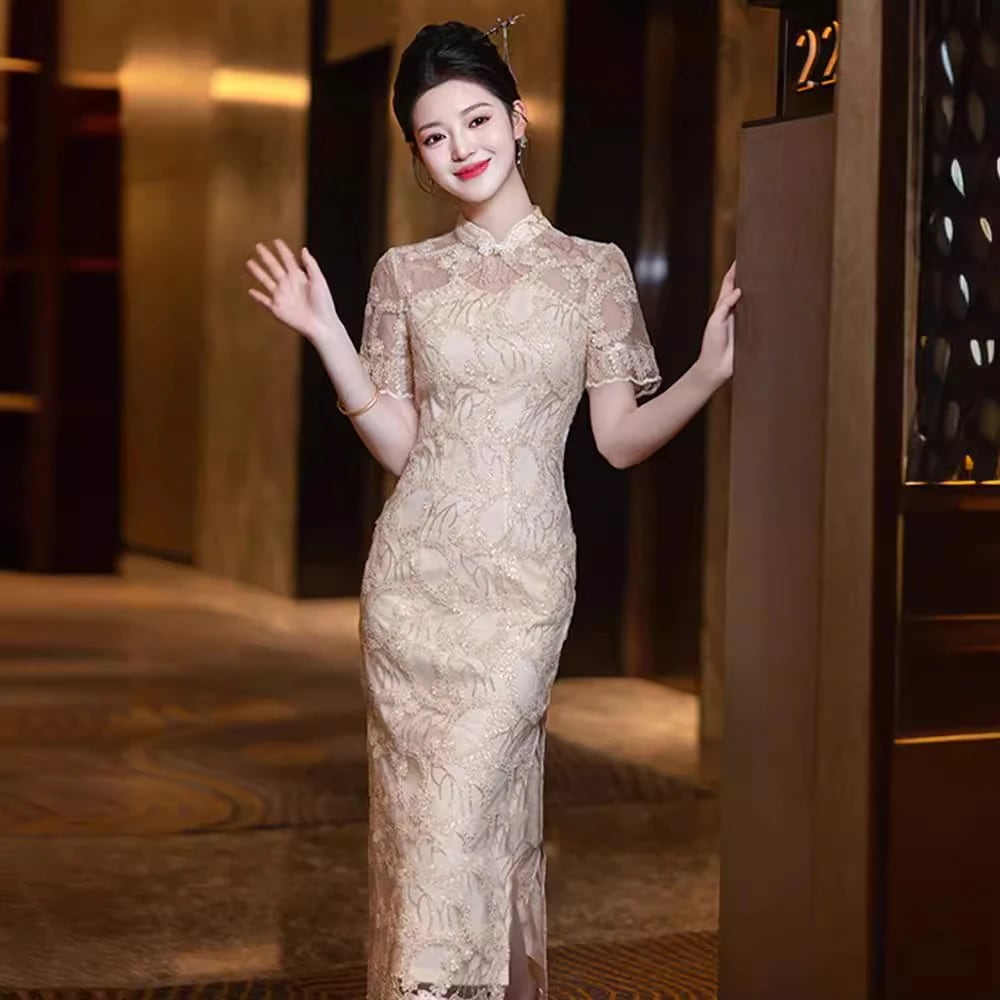 2024 秋 パーティードレス 韓国ファッション Vネック ワンピース 花柄 着痩せ キャバ 卒業式 結婚式 演奏会 ウェディング 同窓会 発表会 二次会