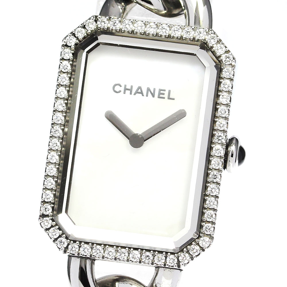 シャネル CHANEL H3255 プルミエール ダイヤベゼル クォーツ レディース _792479【中古】
