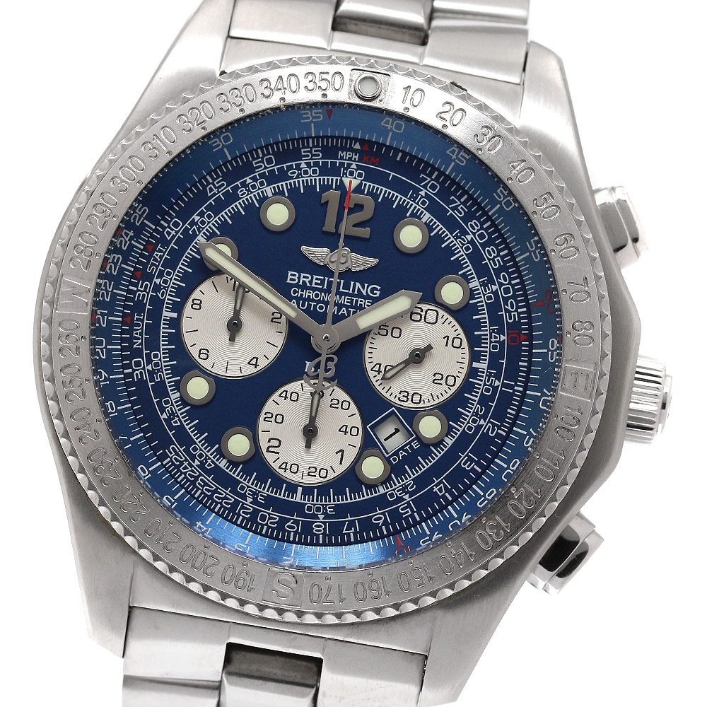 ブライトリング BREITLING A42362 B-2 プロフェッショナル デイト 自動巻き メンズ 保証書付き_956960【中古】