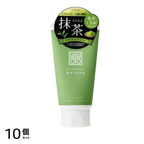茶の粋 抹茶泡洗顔フォーム 120g 10個セット