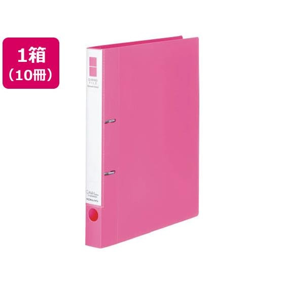 Dリングファイル[スムーススタイル] A4タテとじ厚20mmピンク10冊 コクヨ ﾌ-UDS420P