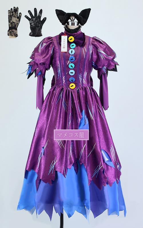 TDLスプーキーBoo!パレード2018 女性ダンサー 猫 コスプレ衣装 セットアップ お盆 プレゼント 祭り コスチューム クリスマス イベント パーティー 文化祭 ハロウイン