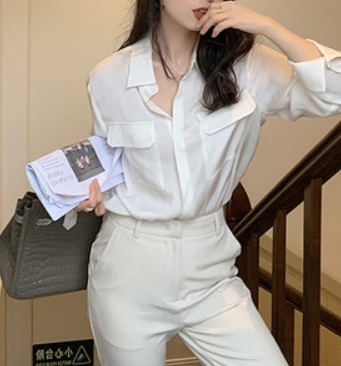 トップス デート モテアイテム シャツ 長袖 可愛い きれいめ 上品 おしゃれ かっこいい 可愛い ラブリー キュート ガーリー クール モード系 セクシー エレガント 存在感 フォーマル