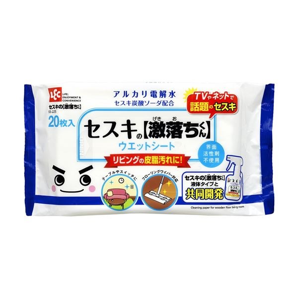 （まとめ）セスキの激落ちくんシート リビング用 20枚入 SS-225 [60個セット]