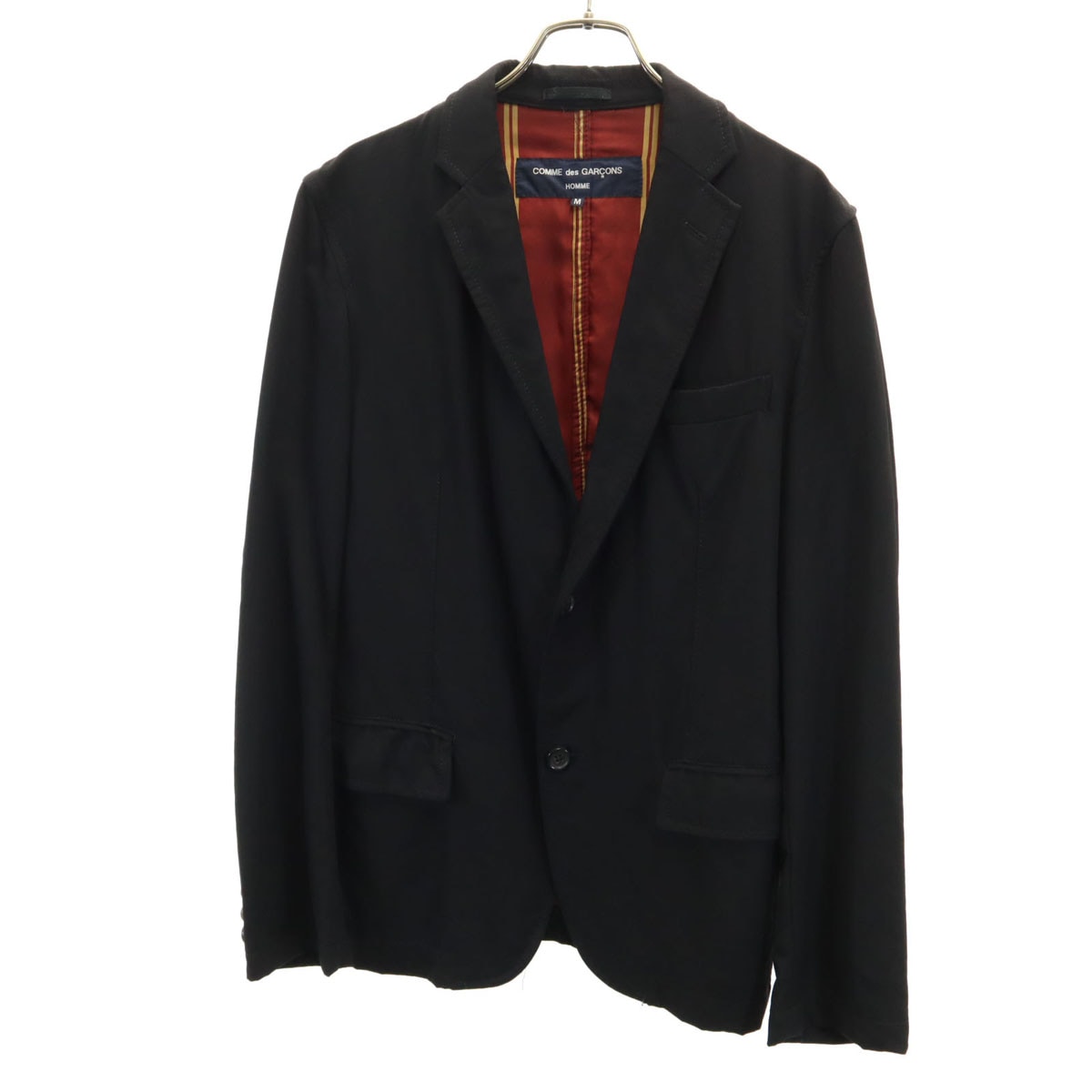 COMME des GARCONS HOMME コムデギャルソンオム 00s 2006年 日本製 テーラードジャケット M ブラック メンズ 古着