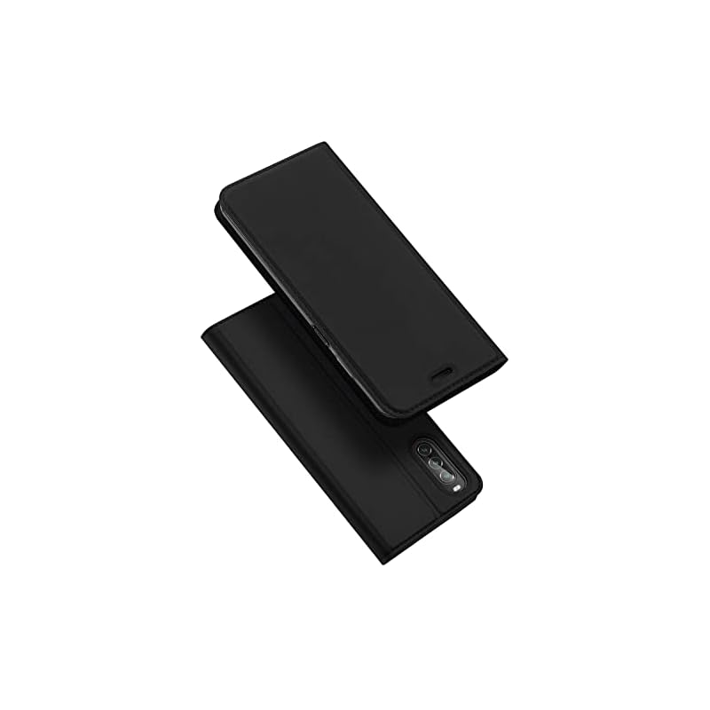 Sony Xperia 10 II 手帳型ケース DINGXIN 耐衝撃 軽量 マグネット [高級 PU レザー+TPU素材] 日本版 docomo SO-41A au SOV43 用 スマホケース