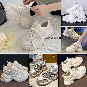 FD898韓国ファッション靴/カジュアルシューズ美脚厚底スニーカー/ヒール高さ5cm 女性AB028