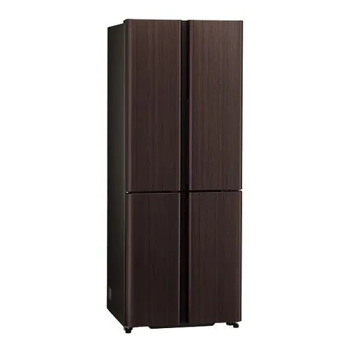 アクア 冷蔵庫 420L 観音開き 4ドア 幅70cm うす型 大容量冷凍室 LED庫内灯 TZシリーズ AQR-TZ42R ブラウン系