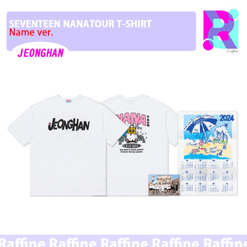 【 JEONGHAN 】(Name ver.) SEVENTEEN NANATOUR T-SHIRT