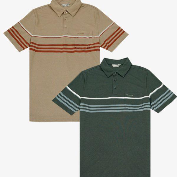 シルク混紡先染め半袖Tシャツ CDAABT S2431_IC